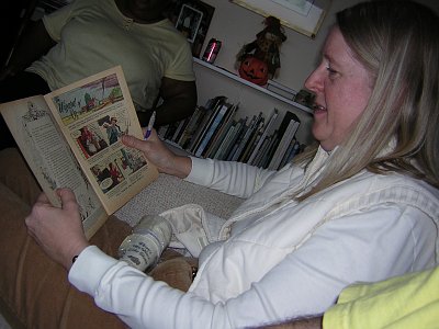 Sharon Enjoys Dell Comic